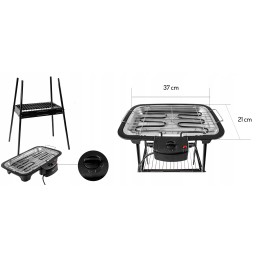 | stovimas stalas balkonas elektrinis grilis Camry CR6612 2400W |
