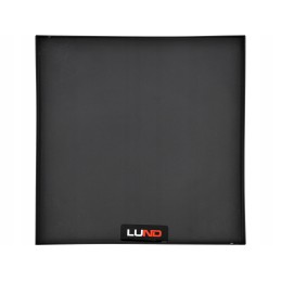 Plieninis židinys su dangteliu 45x45cm