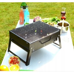 Didelė, sulankstoma anglių briketų kepsninė, skirta nešiojamam iškylai