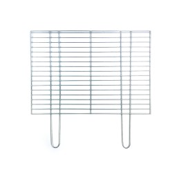 Kroomitud grilli ehitusrest 50x35 koos tulekolde/tuhapanniga