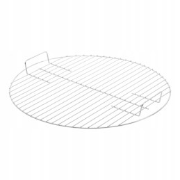 Grill grate with two handles ø54 cm chrome burns & barkles