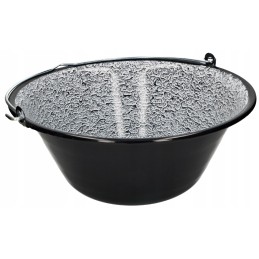 Vengriškas emaliuotas katilas, 13l medžioklės puodas