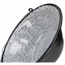 Vengriškas emaliuotas katilas, 13l medžioklės puodas