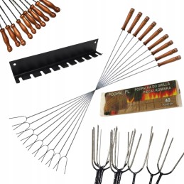 ⭐️ Massiivsed tugevad xxl kahvlid 125cm kaminale - 10tk ⭐️