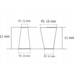 Cast iron grate for fireplace or stove 29.5 x 23.5 cm
