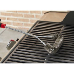 Grill grate brush wire 45cm for cleaning grill grates