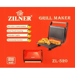 Elektrinis grilis 800w Zilner ZL 520