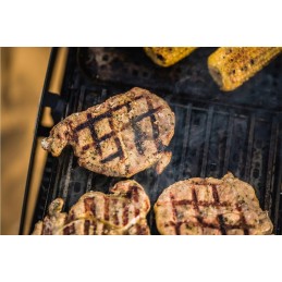Cieto grila režģu komplekts ar aizsargājošiem grilēšanas cimdiem