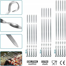 Roostevabast terasest grillvardad 50 cm, 20 tk