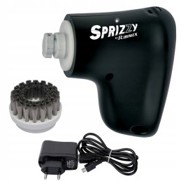 Cordless sprizzy grill and fireplace brush