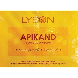 apikandis su žiedadulkėmis 1kg pyrago maistas bitėms