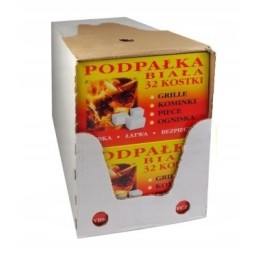 Baltas laužas, 32 kubeliai, visa dėžutė, 24 pakuotės