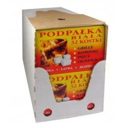 Baltas laužas, 32 kubeliai, visa dėžutė, 24 pakuotės