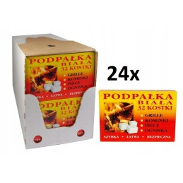 Baltas laužas, 32 kubeliai, visa dėžutė, 24 pakuotės