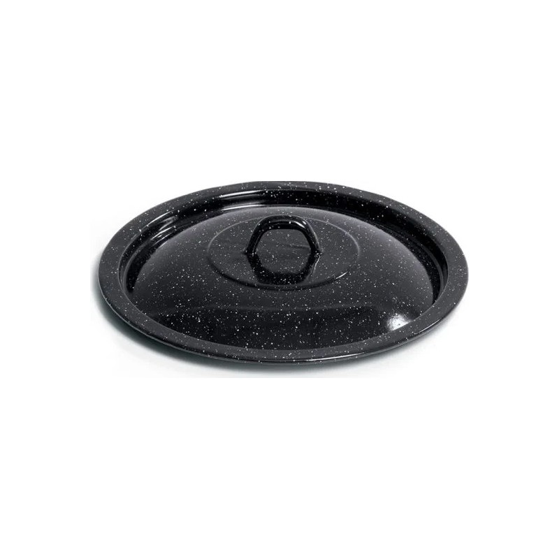 Emaliuotas metalinis dangtelis 34 cm katilui