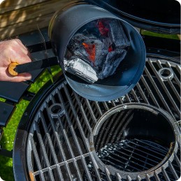 ☀️ chimney for lighting coal, briquettes for the grill
