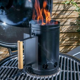 ☀️Skurstenis ogļu aizdedzināšanai un briketes šašlikam