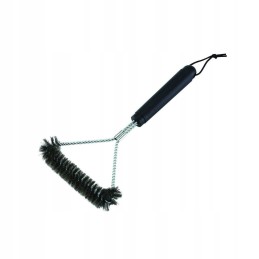 Grilio stalo įrankių rinkinys: žnyplės + mentelė + natūralus šepetys