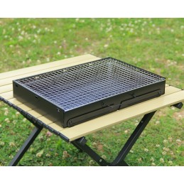 Turistinis grilis sulankstomas nešiojamas lagaminas mažas anglių sodas