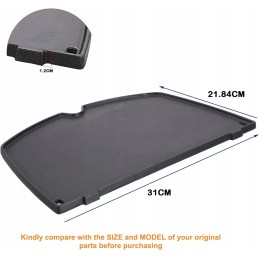 Ketaus kepsninės plokštė weberq100 q1200 q1400 q1000 q1400 dujinėms kepsninėms