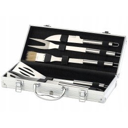 Rosenstein & Söhne plieninių grilio stalo įrankių rinkinys