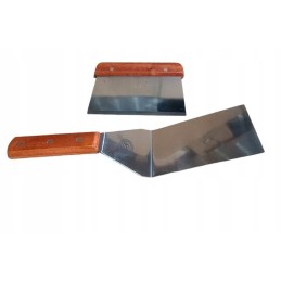 Nerūdijančio plieno grilio mentės, 2 vnt., mėsai, žuviai, pyrago pjaustyklei