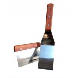 Nerūdijančio plieno grilio mentės, 2 vnt., mėsai, žuviai, pyrago pjaustyklei