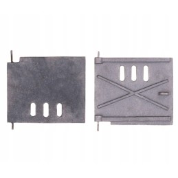 Cast iron door for large stove 19 x 17 cm