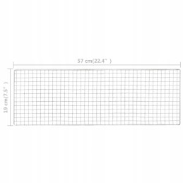 Nešiojami kempingo griliai, plieniniai, 60x22,5x33 cm