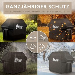 Grilio dangtis 147 x 61 x 122 cm atsparus vandeniui