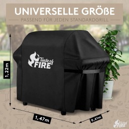 Grilio dangtis 147 x 61 x 122 cm atsparus vandeniui