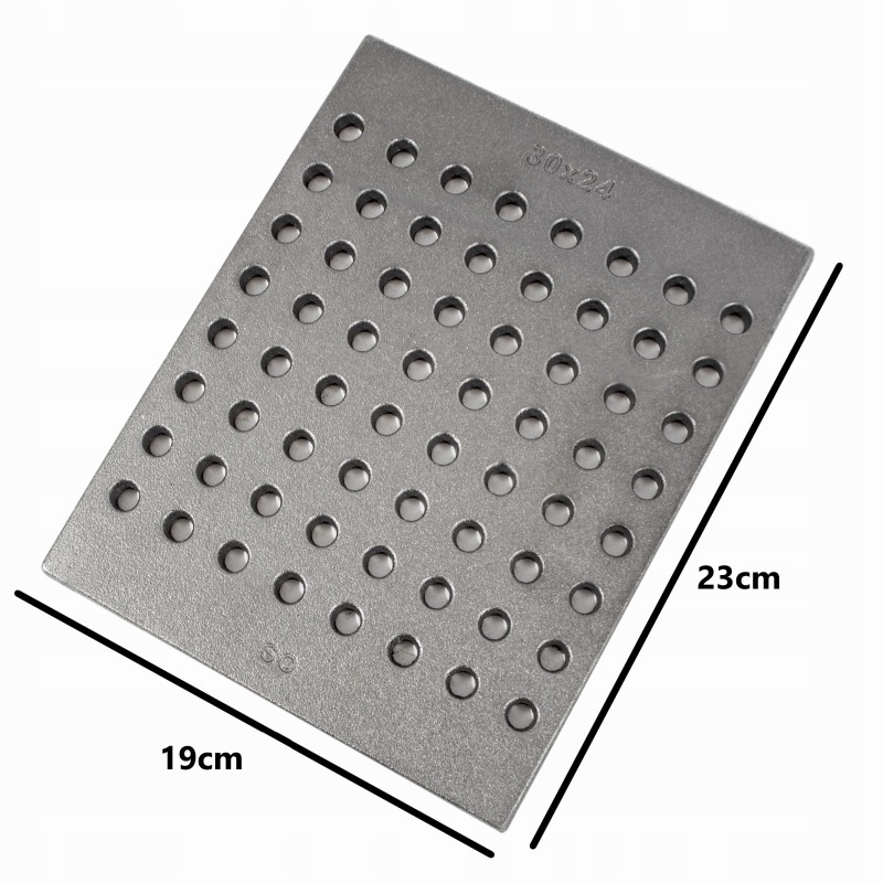 Ketaus grotelės 19x23 židinio krosnelės židiniui