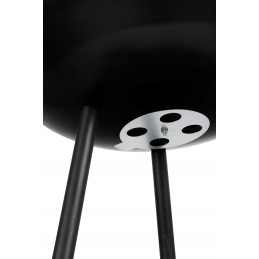 Apvalios gnk-01 anglies kepsninės ant ratų su dangteliu ir pelenų indu iš Webben