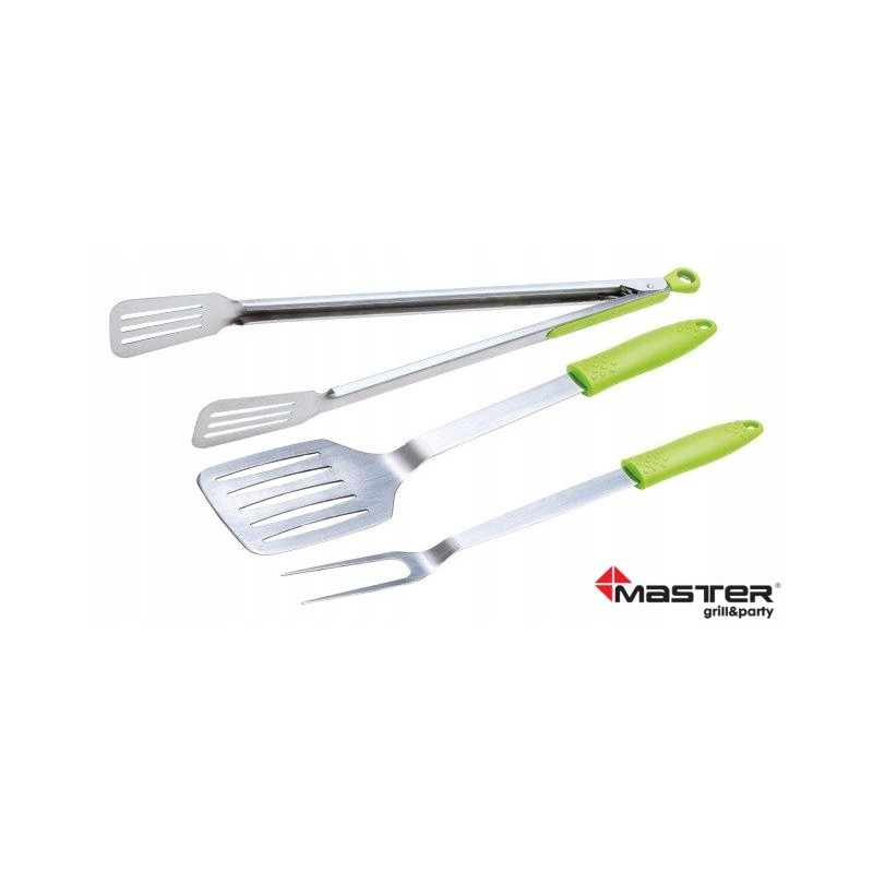 Mastergrill grilio priedų rinkinys 3 vnt silikoninis mg112