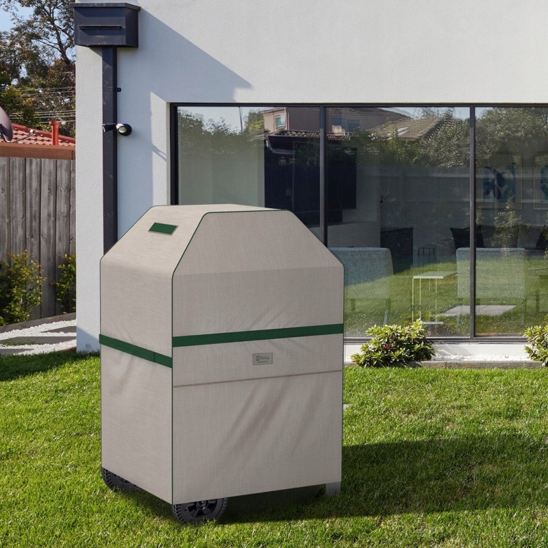 Juodas grilio dangtis 76 x 66 x 109 cm