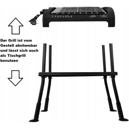 Elektrinis stovimo stalo grilis bbq boss 2000w