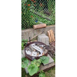 Nerūdijančio plieno grotelės 67x40 inox griliui 304 1 4301