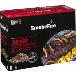 Weber wood pellet for smoking smokefire 8kg cherry wood