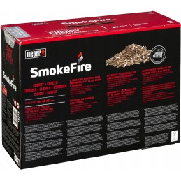 Weber wood pellet for smoking smokefire 8kg cherry wood