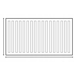 Anglinio plieno grotelės, 26x21 cm!