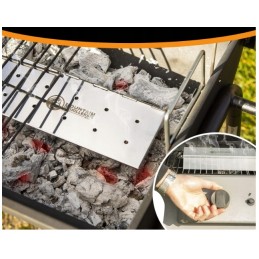 Wood boxes for smoking smoker box for grill grilling aroma steel