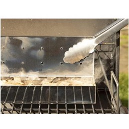 Wood boxes for smoking smoker box for grill grilling aroma steel