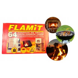 Baltas laužas, 64 kubeliai, skirtas šašlykams ir židinio liepsnai