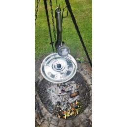 Vengriškas nerūdijančio plieno katilas 10 litrų su dangteliu