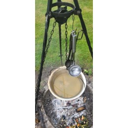 Vengriškas nerūdijančio plieno katilas 10 litrų su dangteliu