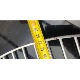 Grilio grotelės 60 cm, nerūdijančio plieno, apvalios, pakabinamos inox XL