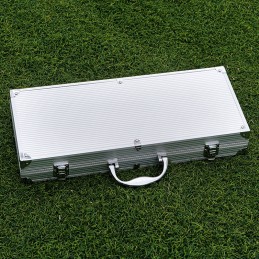 Priedų rinkinys bbq-a2 nerūdijančio plieno griliui 9in1 + lagaminas