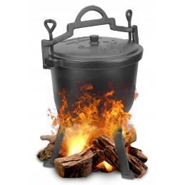 Ketaus katilas 4l medžioklės puodas kepsniams