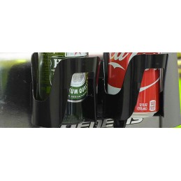 Cup holder magnetic double - mustang