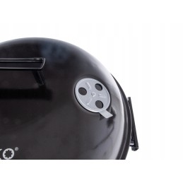 Sodo sferinės anglies kepsninės, didelės grotelės, 41 cm, su dangčiu ir dangteliu